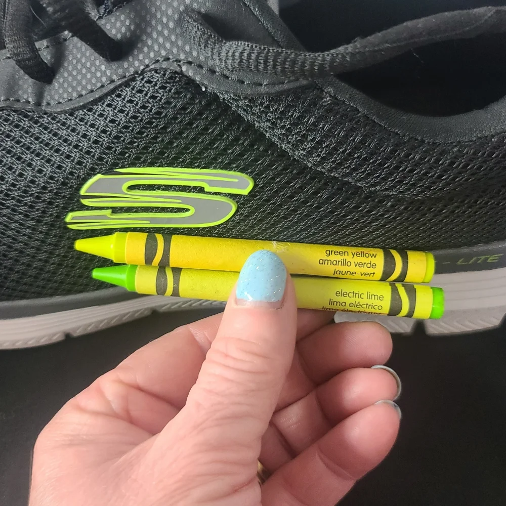 Skechers Flex Lite Memory Foam. Men's Sz 9.5 Black. - Picture 12 of 12